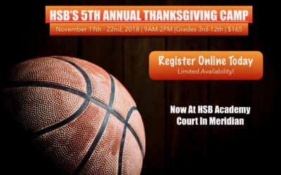 2018 Thanksgiving Camp Registration Now Open!